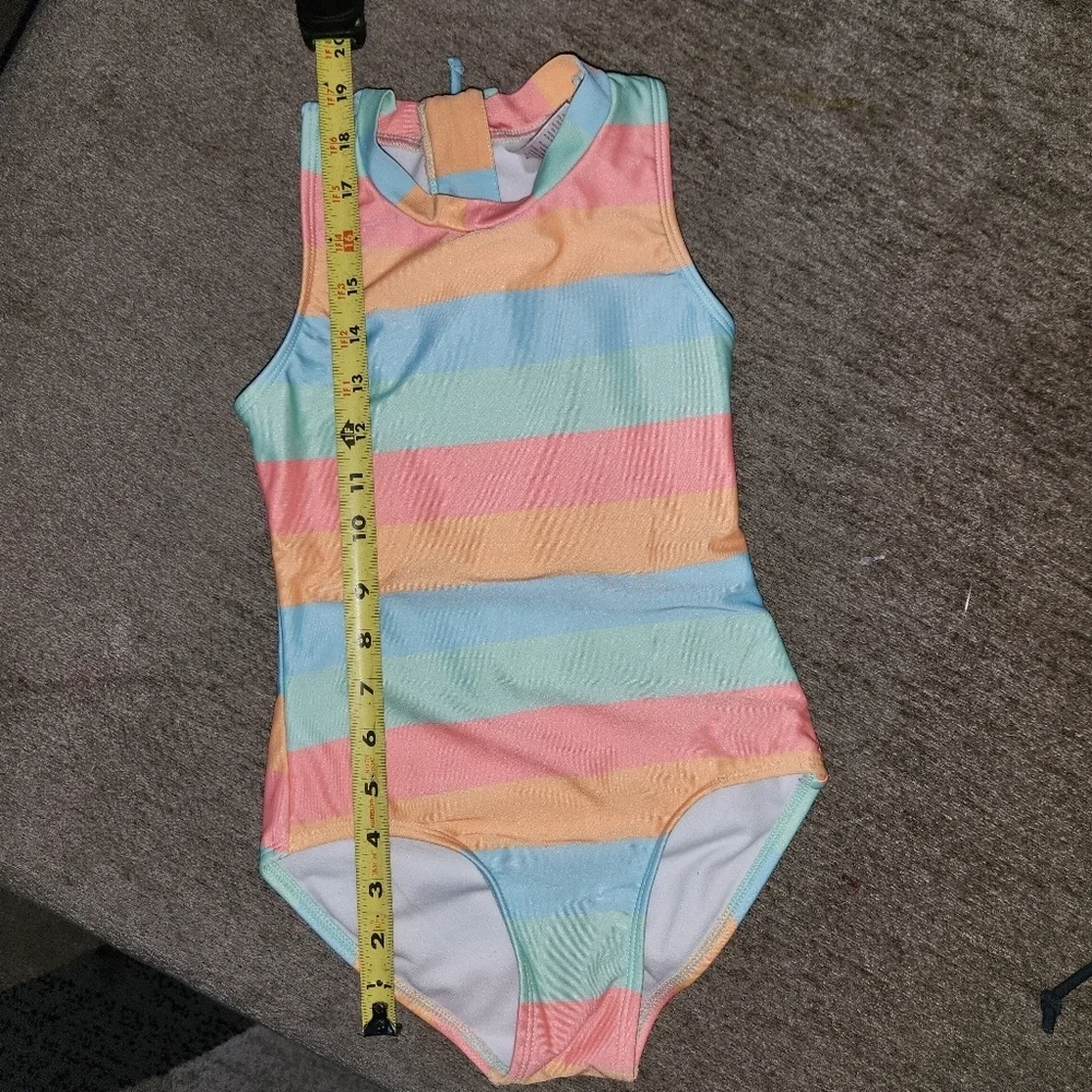Art Class Multicolor Stiped One Piece Swimsuit